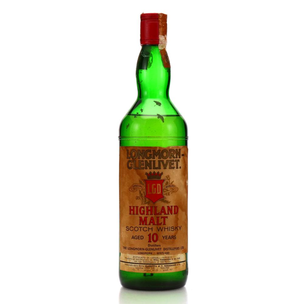 Longmorn 10 Year Old Hill Thomson 1970s / Claretta Import
