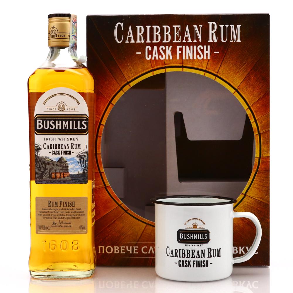 Bushmills Caribbean Rum Cask Finish Gift Pack