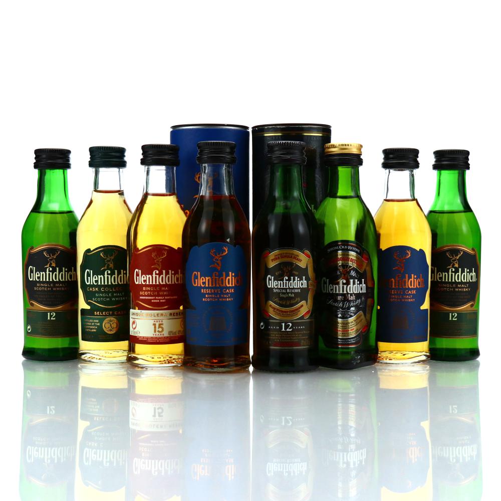 Glenfiddich Miniatures x 8