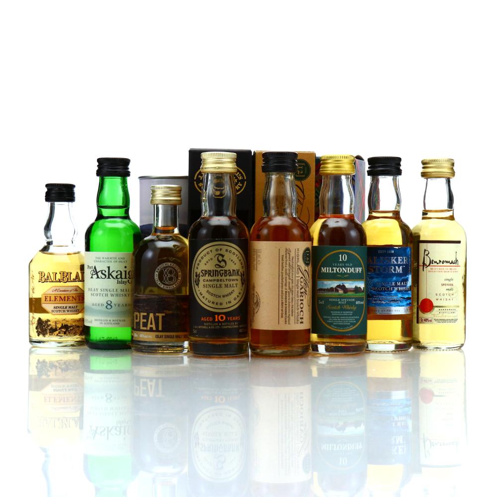 Scotch Single Malt Miniature x 8