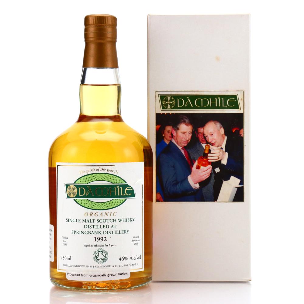 Springbank 1992 Da Mhile 7 Year Old Organic 75cl