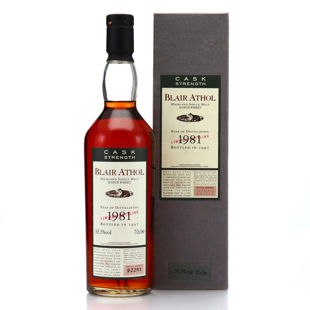 Blair Athol 1981 Flora and Fauna Cask Strength