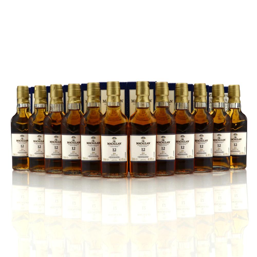 Macallan 12 Year Old Double Cask Miniature x 12 / Case