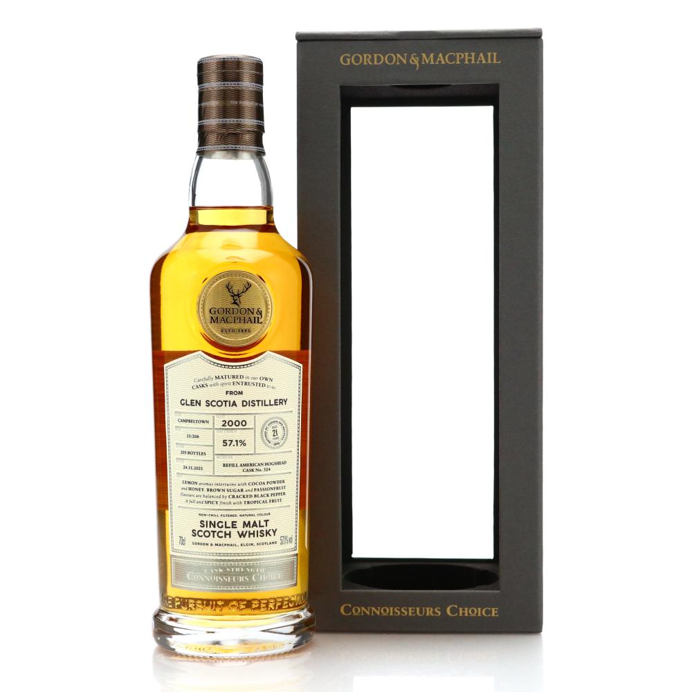 Glen Scotia 2000 Gordon and MacPhail 21 Year Old Batch #21/206