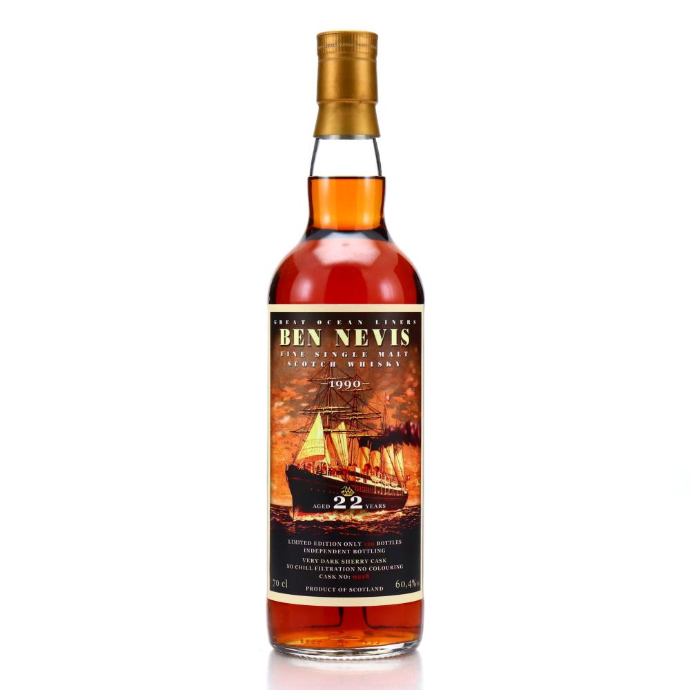 Ben Nevis 1990 Jack Wiebers 22 Year Old Great Ocean Liners / Whisky Ship Luzern