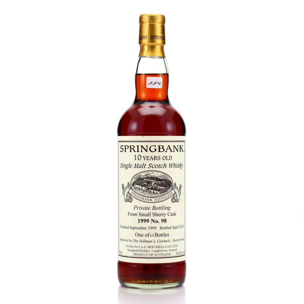 Springbank 1999 Private Small Sherry Cask #98