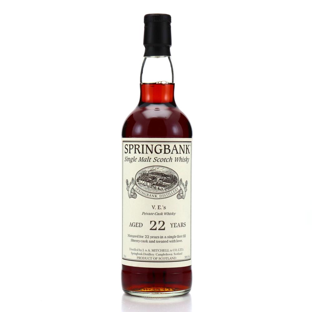 Springbank 22 Year Old Private Sherry Cask  / V.E.'s Cask
