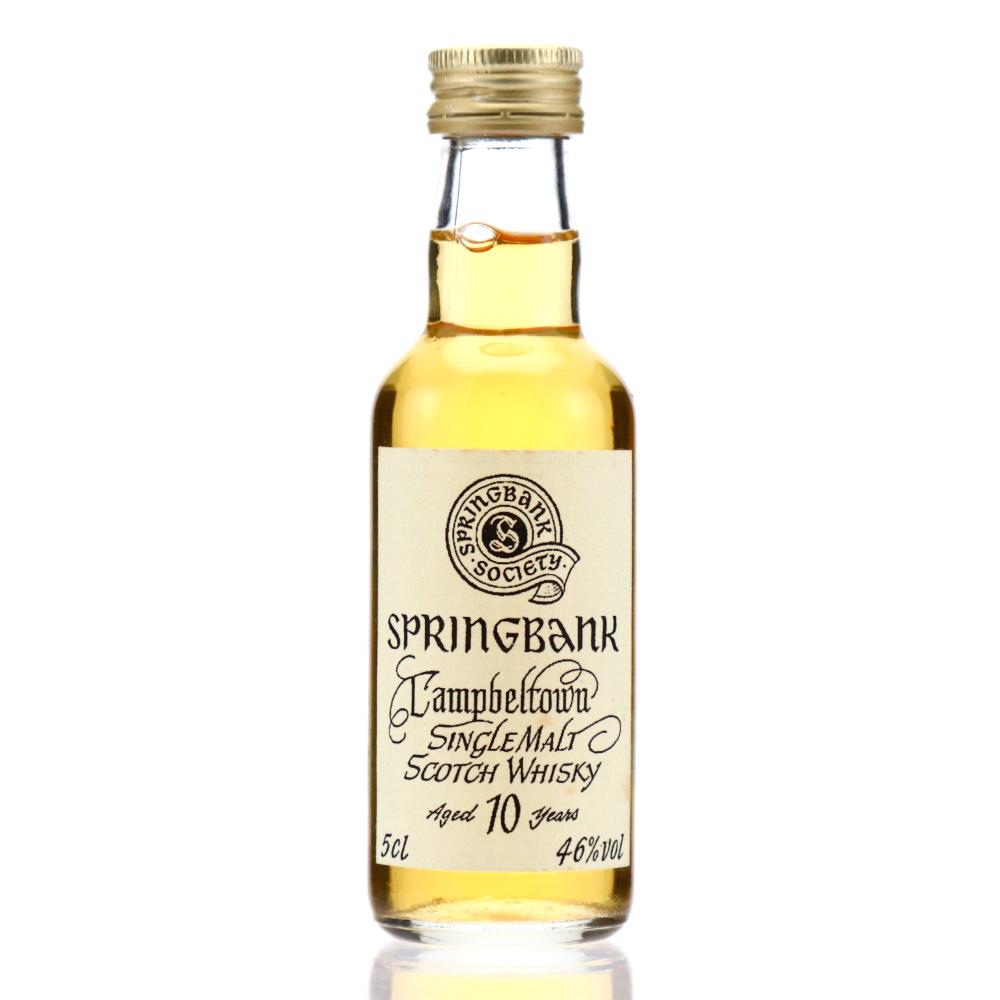Springbank Society 10 Year Old Miniature
