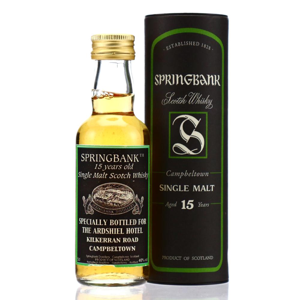 Springbank 15 Year Old Miniature / Ardshiel Hotel