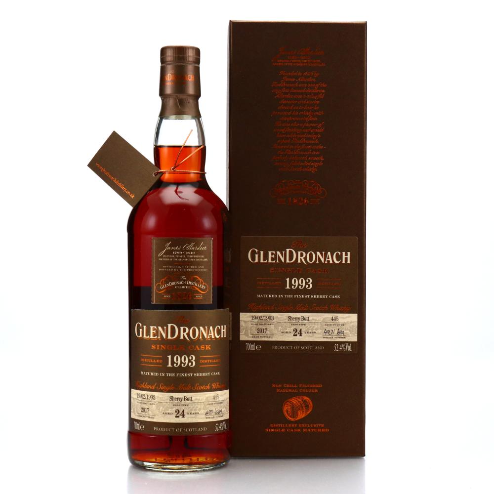 Glendronach 1993 Single Sherry Cask 24 Year Old #445 / Batch 16