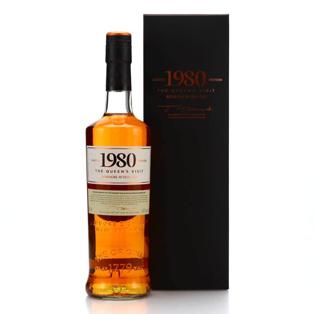 Image for Bowmore 1980 Single Cask 30 Year Old #5774 - The Queen's Visit