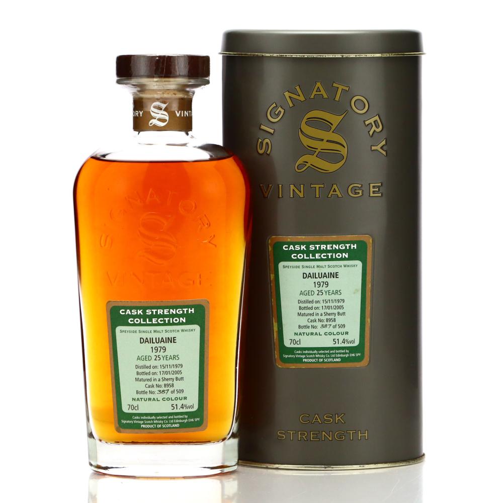 Dailuaine 1979 Signatory Vintage 25 Year Old Cask Strength