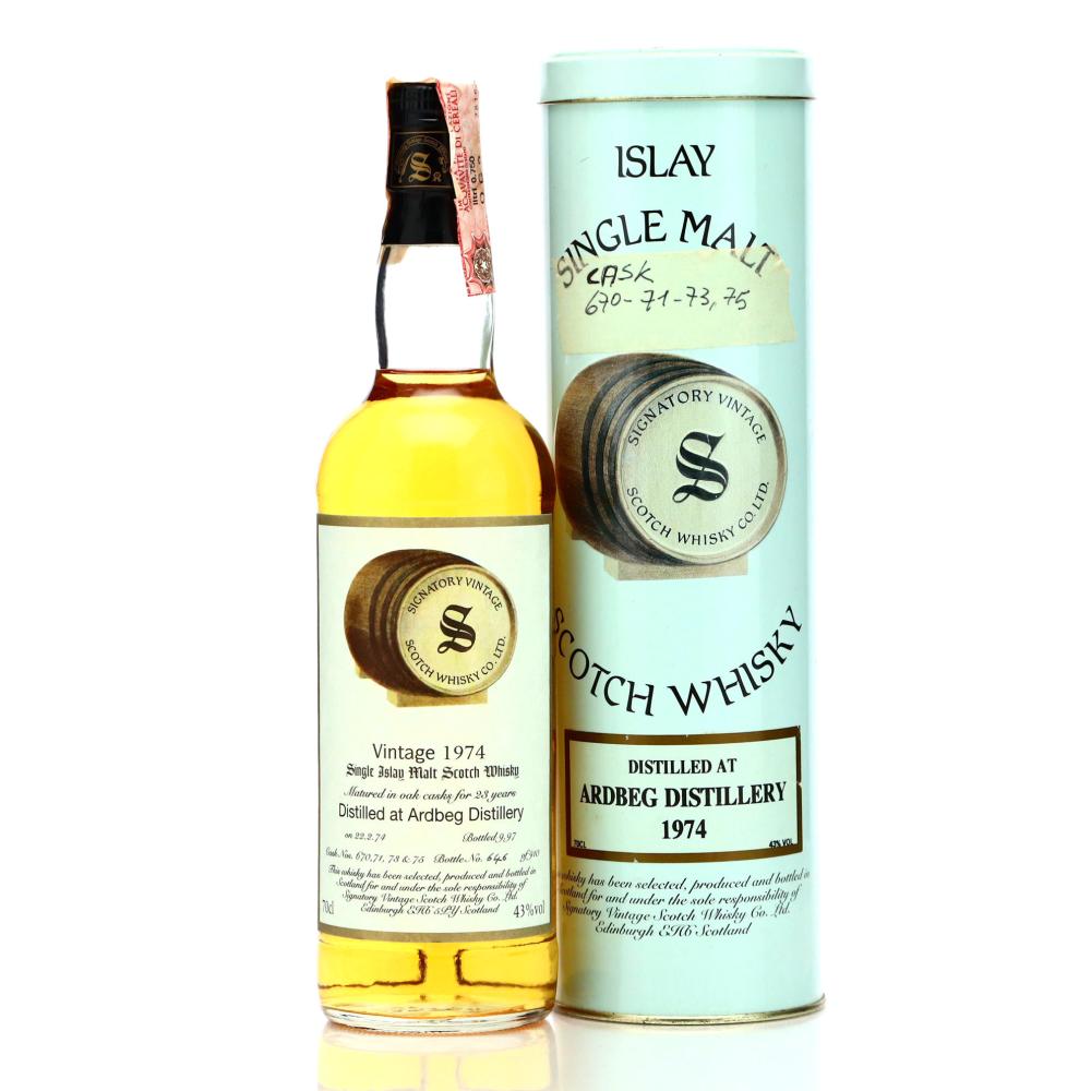 Ardbeg 1974 Signatory Vintage 23 Year Old