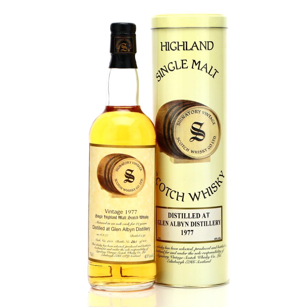 Glen Albyn 1977 Signatory Vintage 21 Year Old
