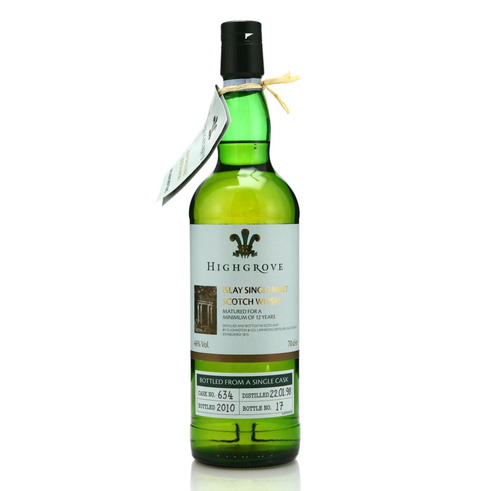 Laphroaig 1998 Highgrove 12 Year Old Single Cask #634