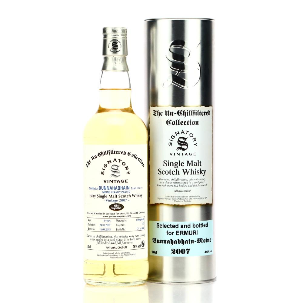 Bunnahabhain Moine 2007 Signatory Vintage 8 Year Old / Ermuri