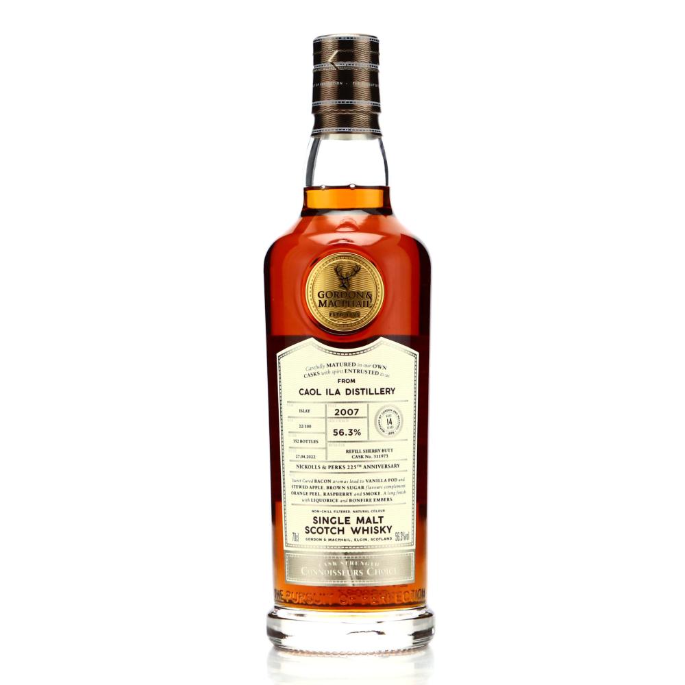 Caol Ila 2007 Gordon and MacPhail 14 Year Old Batch #22/100 / Nickolls & Perks 225th Anniversary