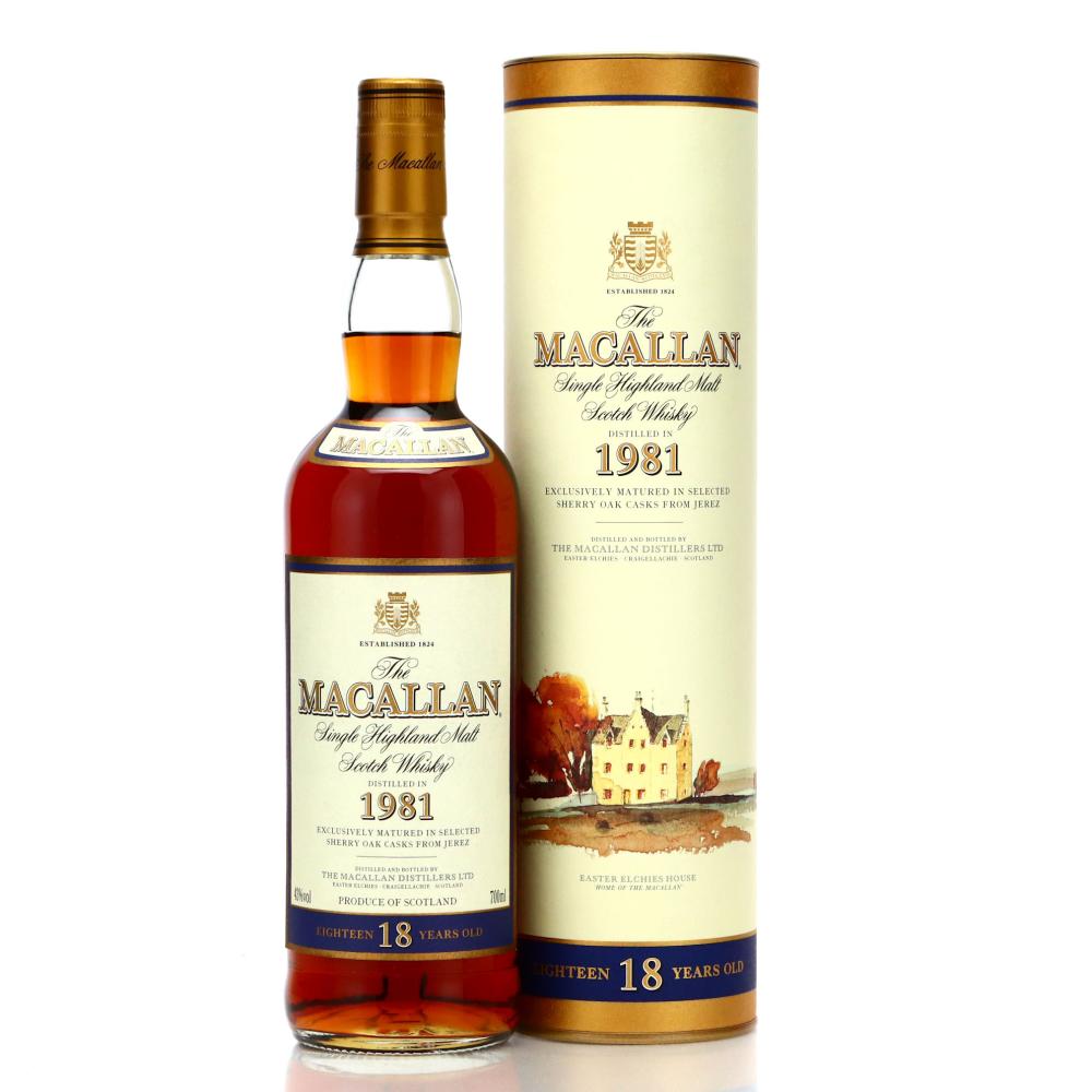 Macallan 1981 18 Year Old