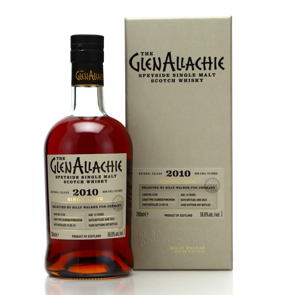 Glenallachie 2010 Single Oloroso Cask 12 Year Old #5139  / Germany