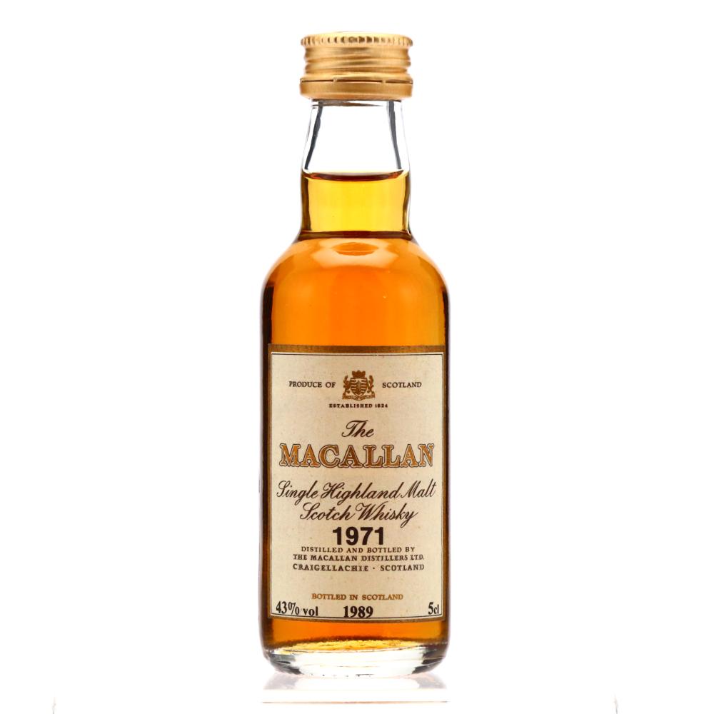 Macallan 1971 18 Year Old Miniature
