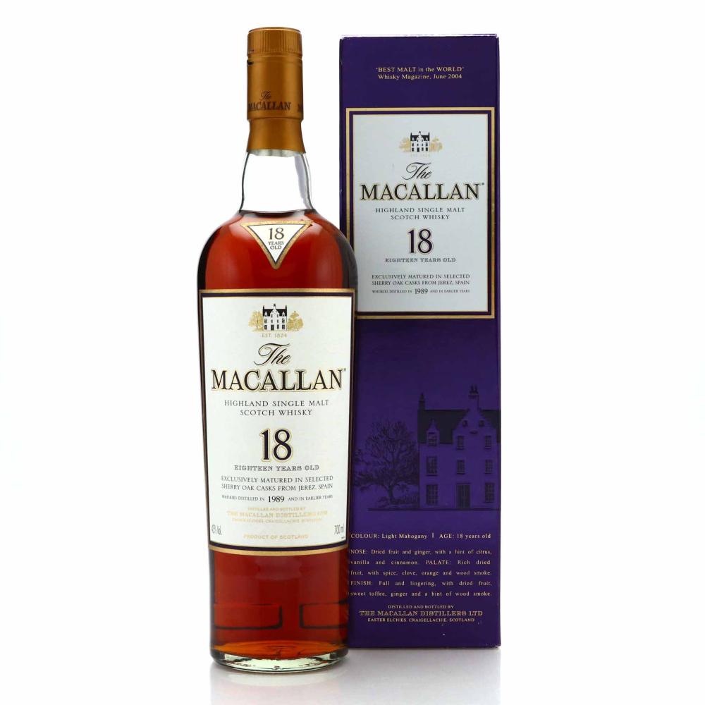 Macallan 1989 18 Year Old