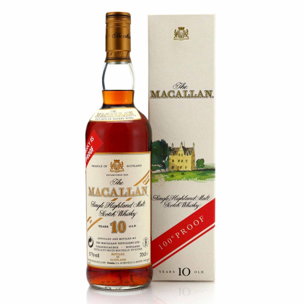 Macallan 10 Year Old 100 Proof / Gouin Import