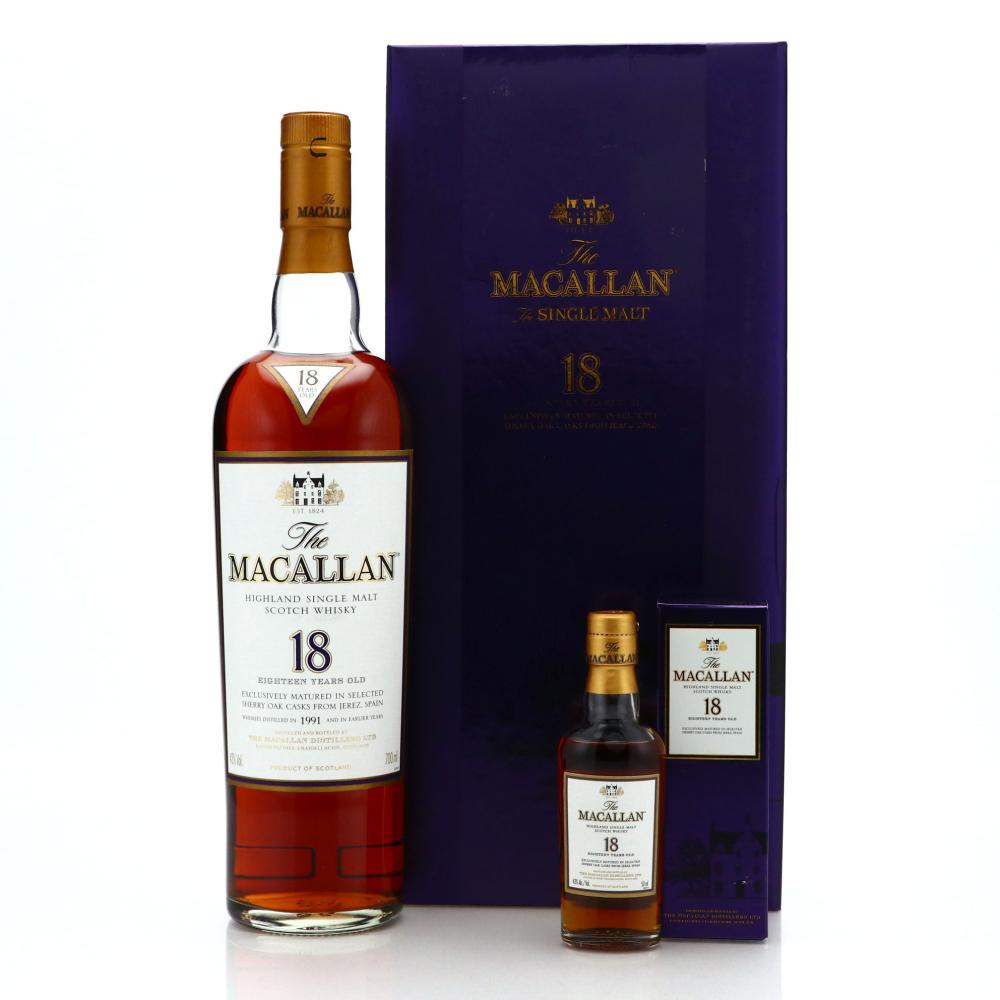 Macallan 1991 18 Year Old Gift Pack