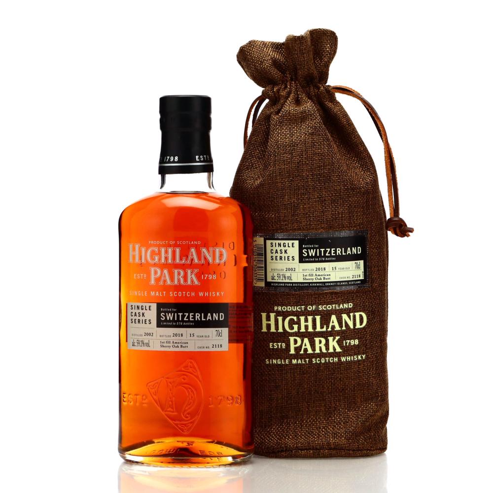 Highland Park 2002 Single Cask 15 Year Old #2118 / Switzerland
