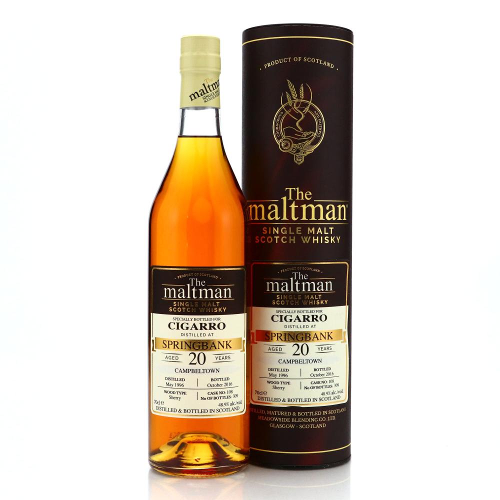 Springbank 1996 Maltman 20 Year Old / Cigarro