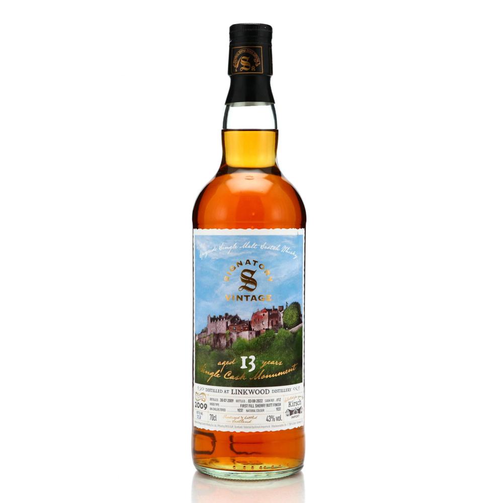 Linkwood 2009 Signatory Vintage 13 Year Old / Kirsch Whisky