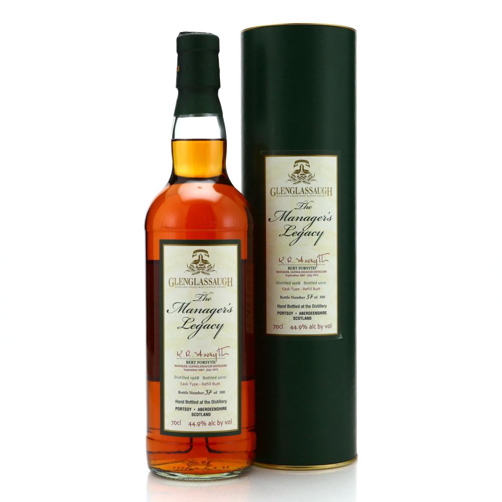 Glenglassaugh 1968 Manager's Legacy Bert Forsyth