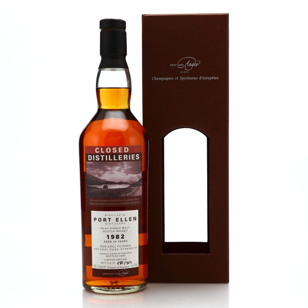 Port Ellen 1982 Part des Anges 24 Year Old Closed Distilleries