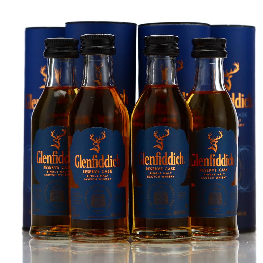 Glenfiddich Reserve Cask Miniature x 4