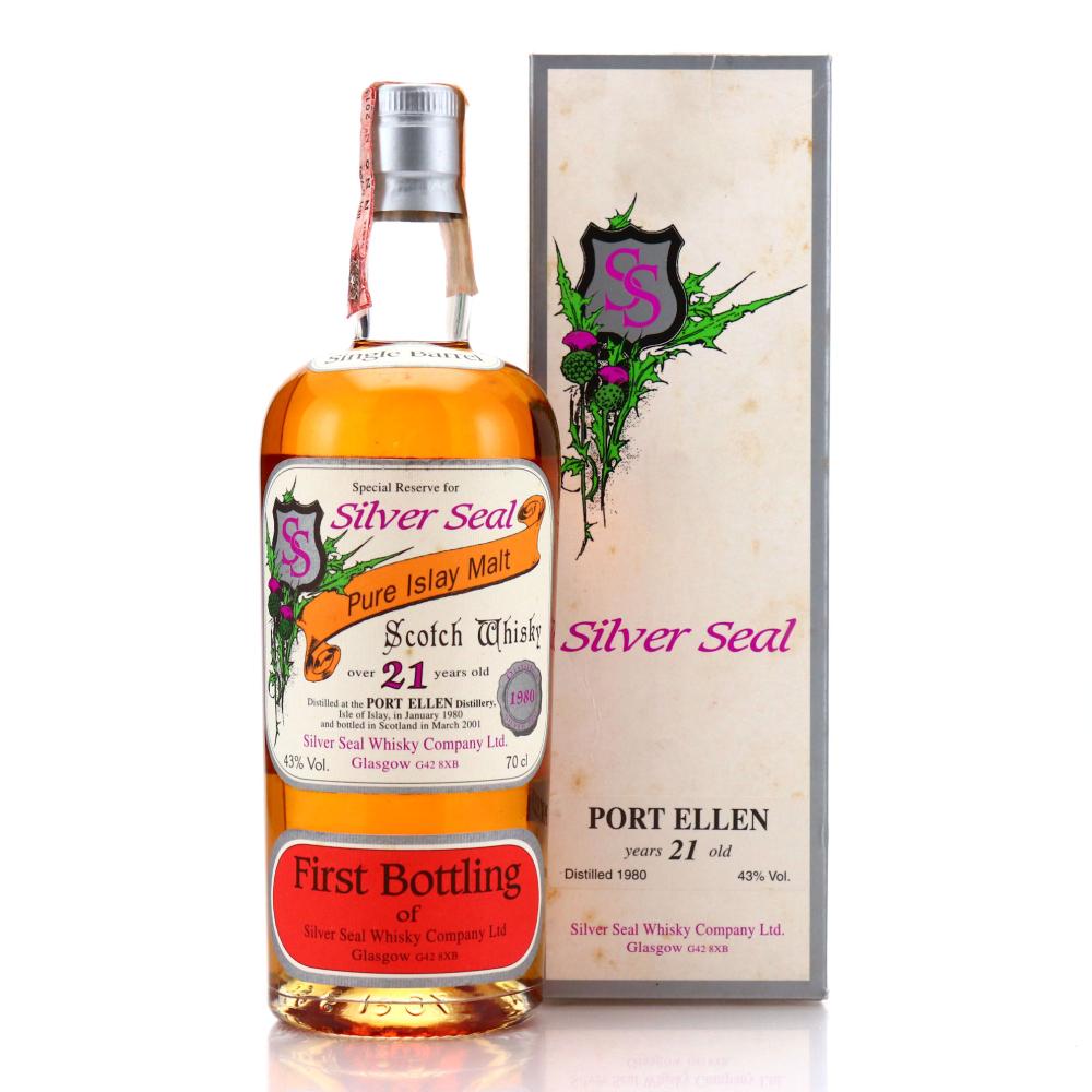 Port Ellen 1980 Silver Seal 21 Year Old / First Bottling