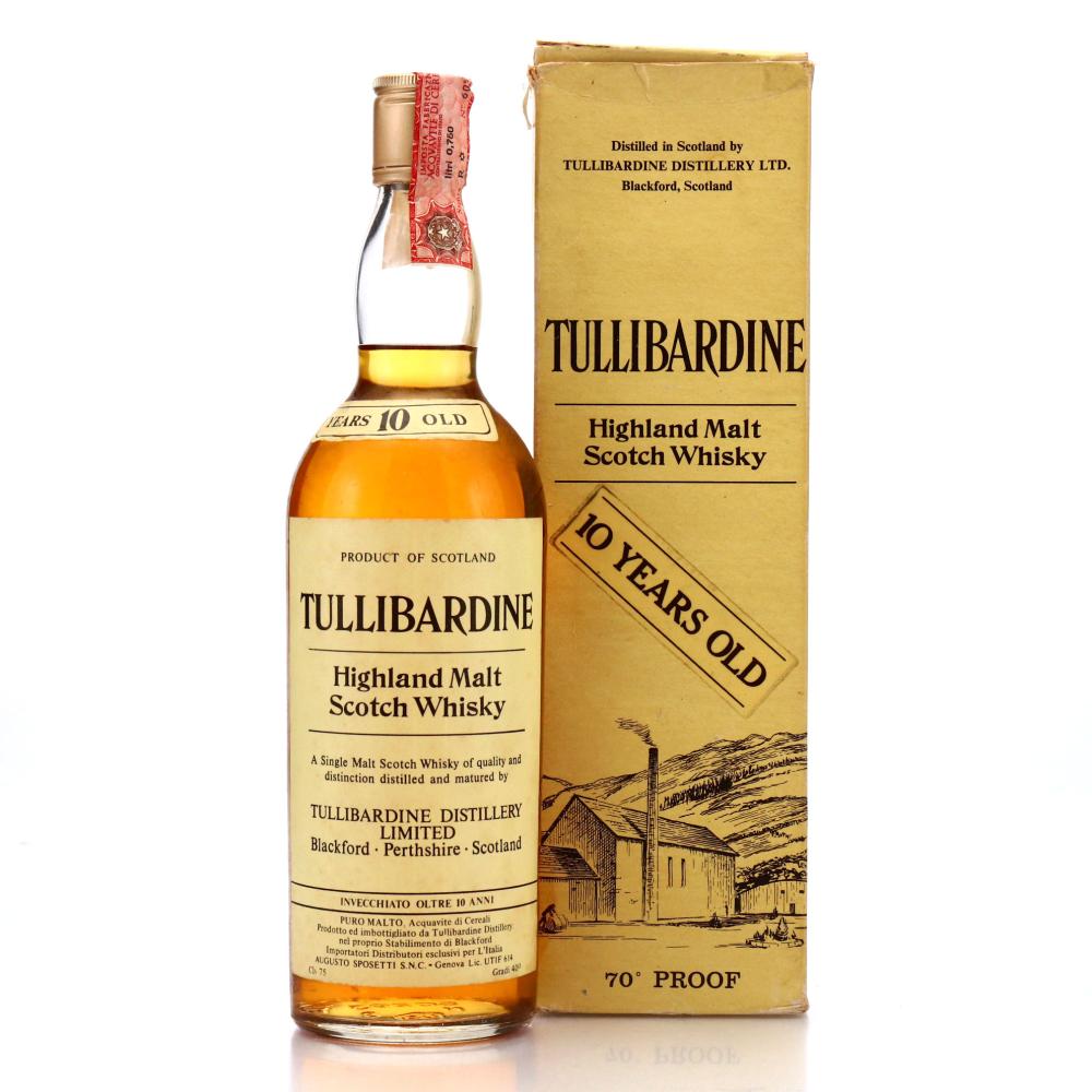 Tullibardine 10 Year Old 1970s / Sposetti Import