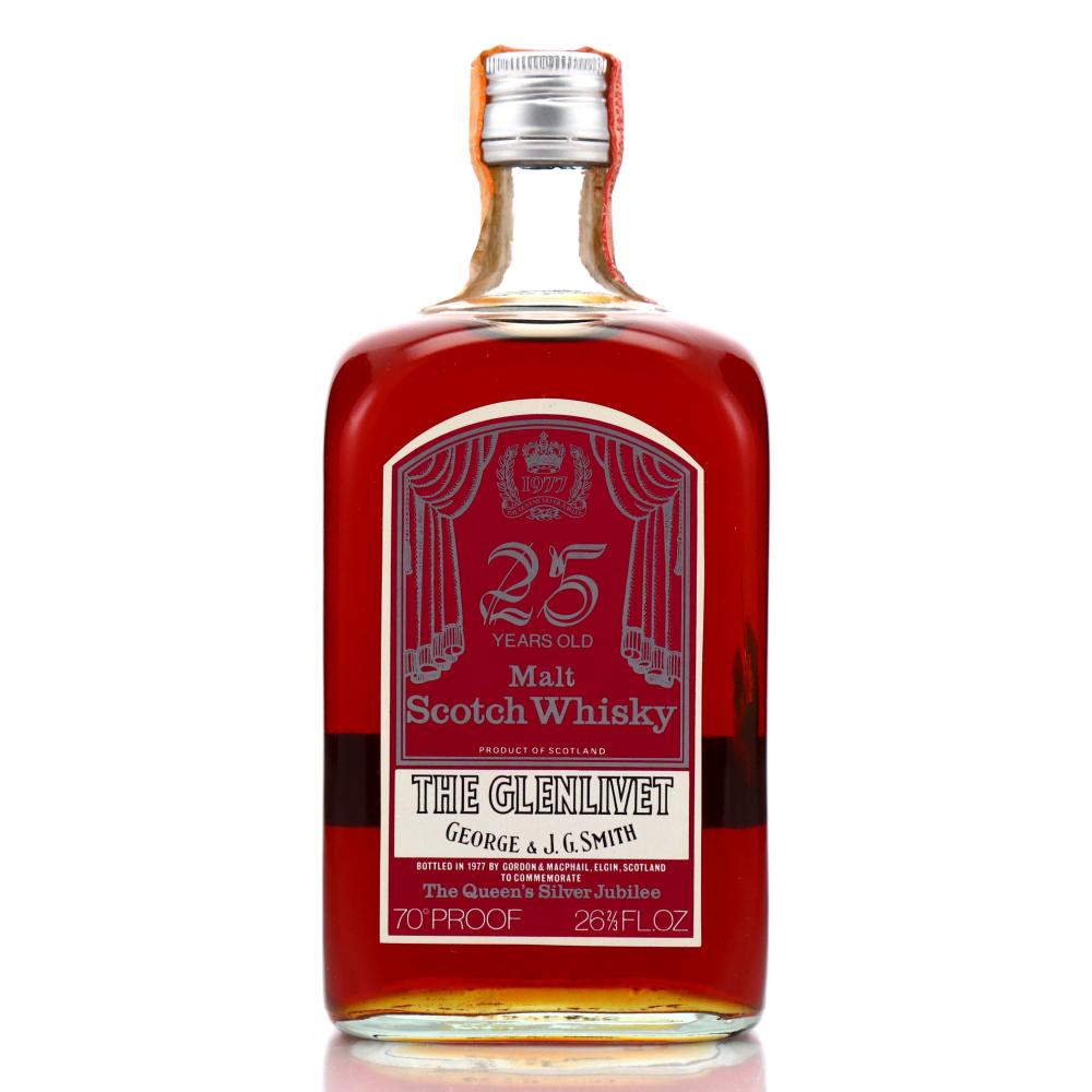 Glenlivet 25 Year Old Gordon and MacPhail Queen's Silver Jubilee 1977