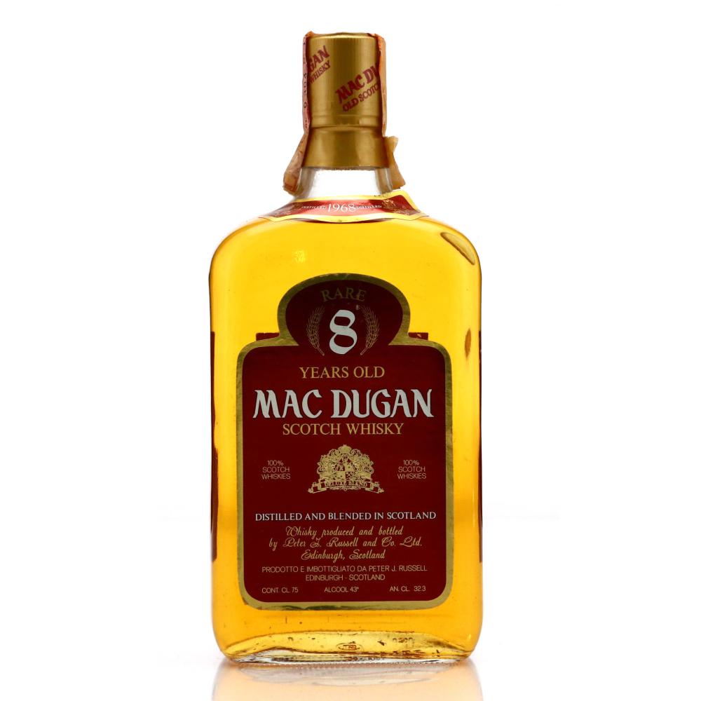 Mac Dugan 1968 8 Year Old Scotch Whisky