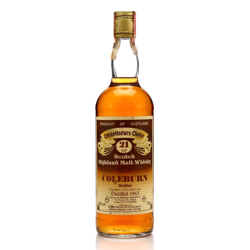 Coleburn 1965 Gordon and MacPhail 21 Year Old / Meragalli Import