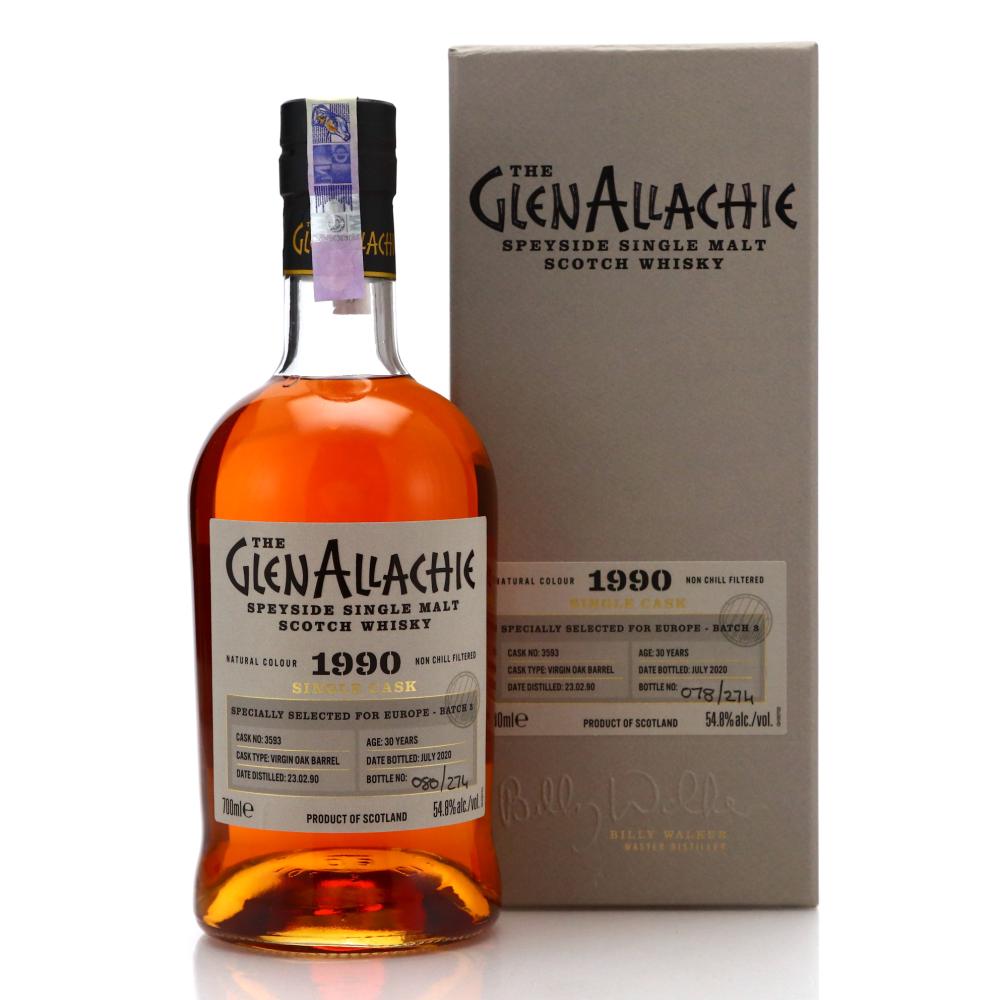 Glenallachie 1990 Single Cask 30 Year Old #3593 / Europe Batch 3