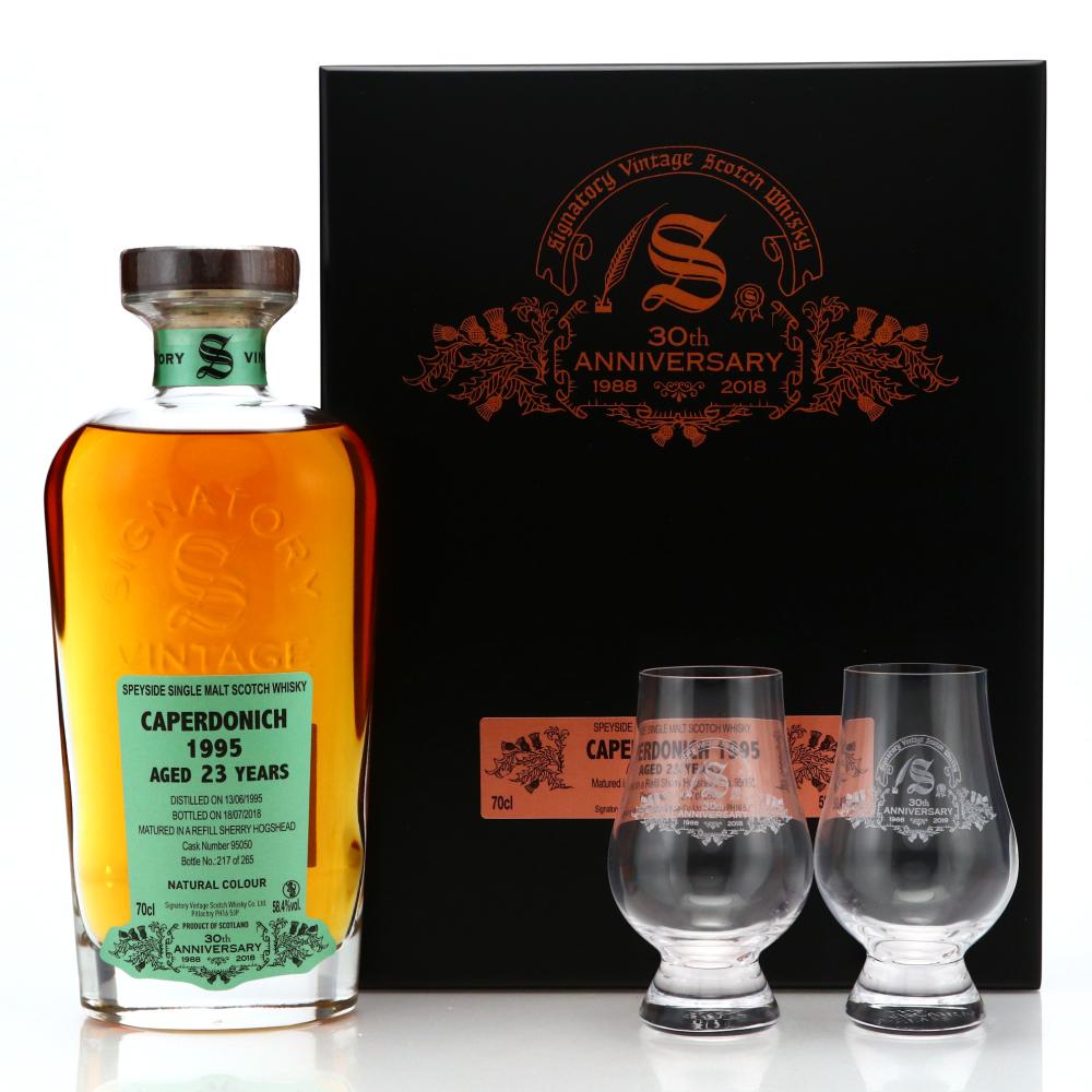 Caperdonich 1995 Signatory Vintage 23 Year Old Cask Strength / 30th Anniversary