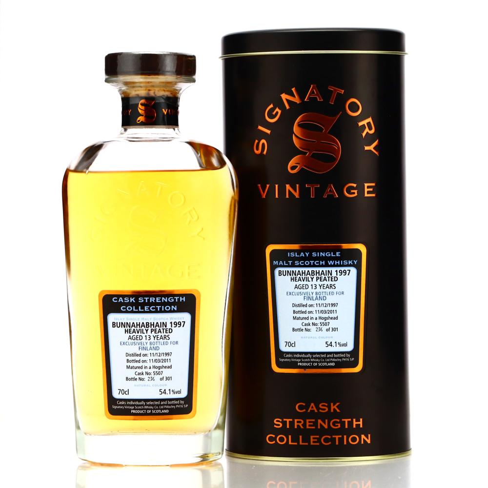 Bunnahabhain 1997 Signatory Vintage 13 Year Old Cask Strength / Finland