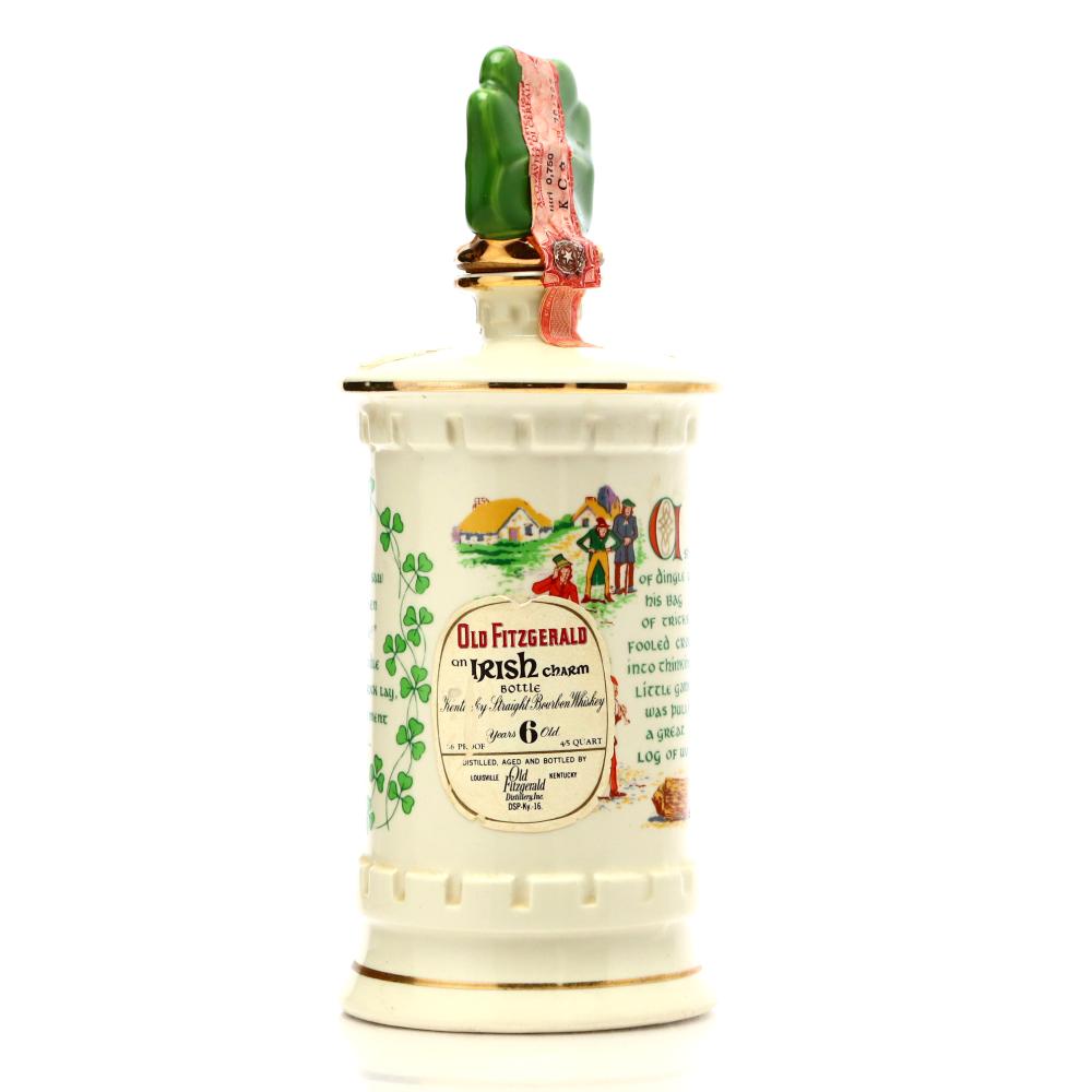 Old Fitzgerald 6 Year Old An Irish Charm Decanter 1970s / Stitzel-Weller