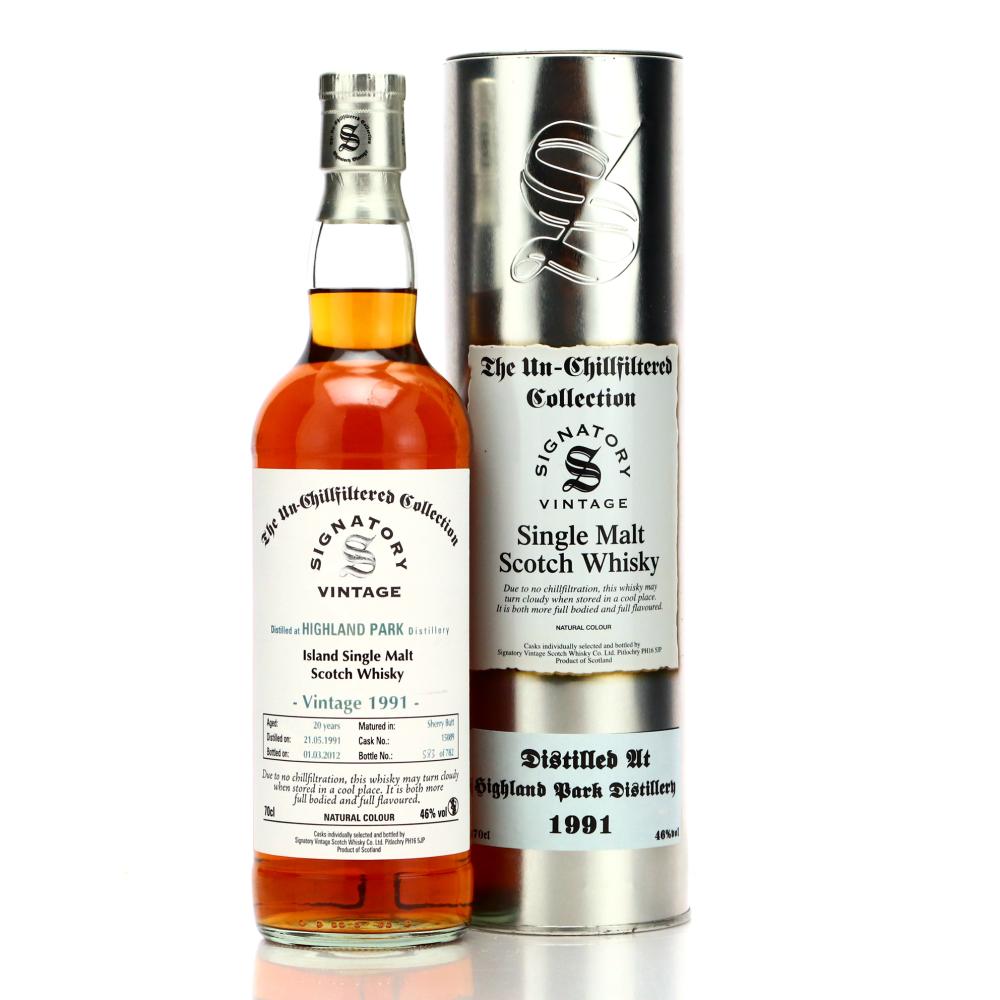 Highland Park 1991 Signatory Vintage 20 Year Old