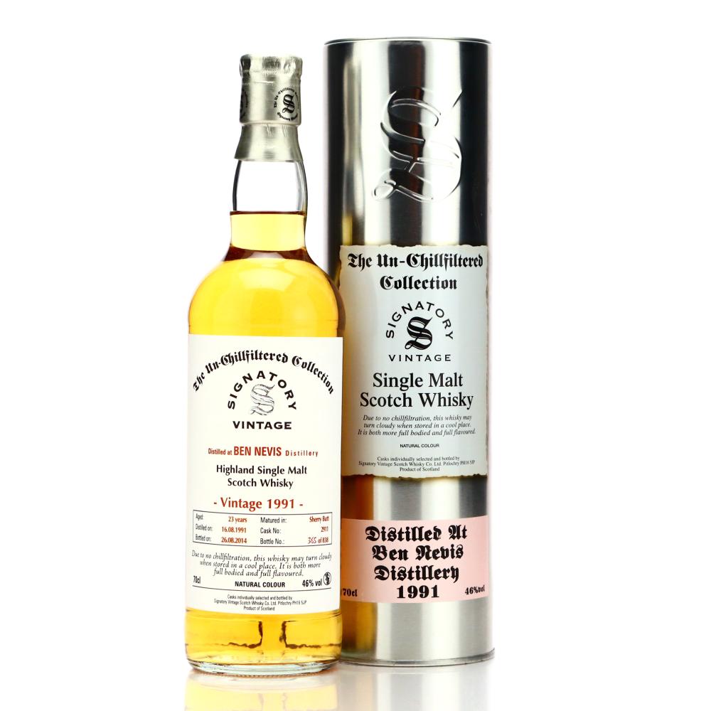 Ben Nevis 1991 Signatory Vintage 23 Year Old