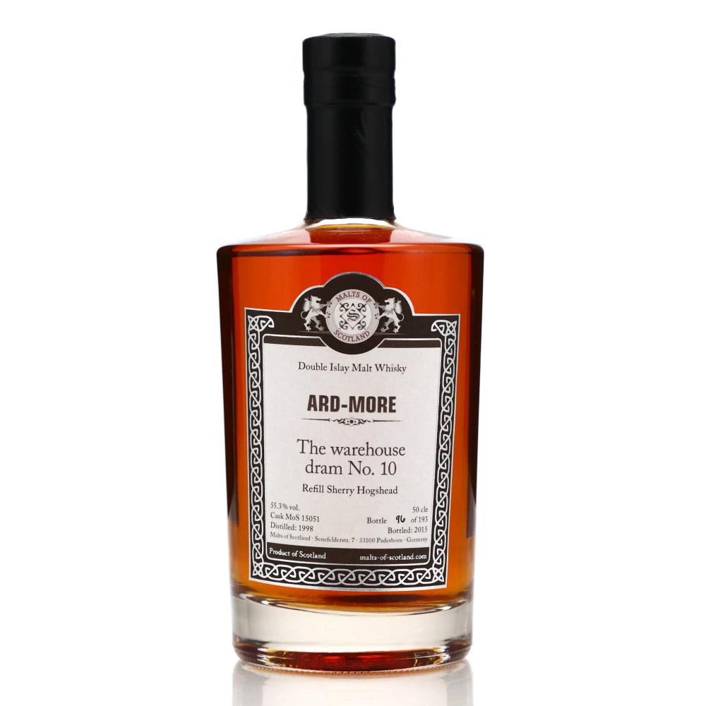 Ard-More 1998 Malts of Scotland Double Islay Malt 50cl / The Warehouse Dram No.10