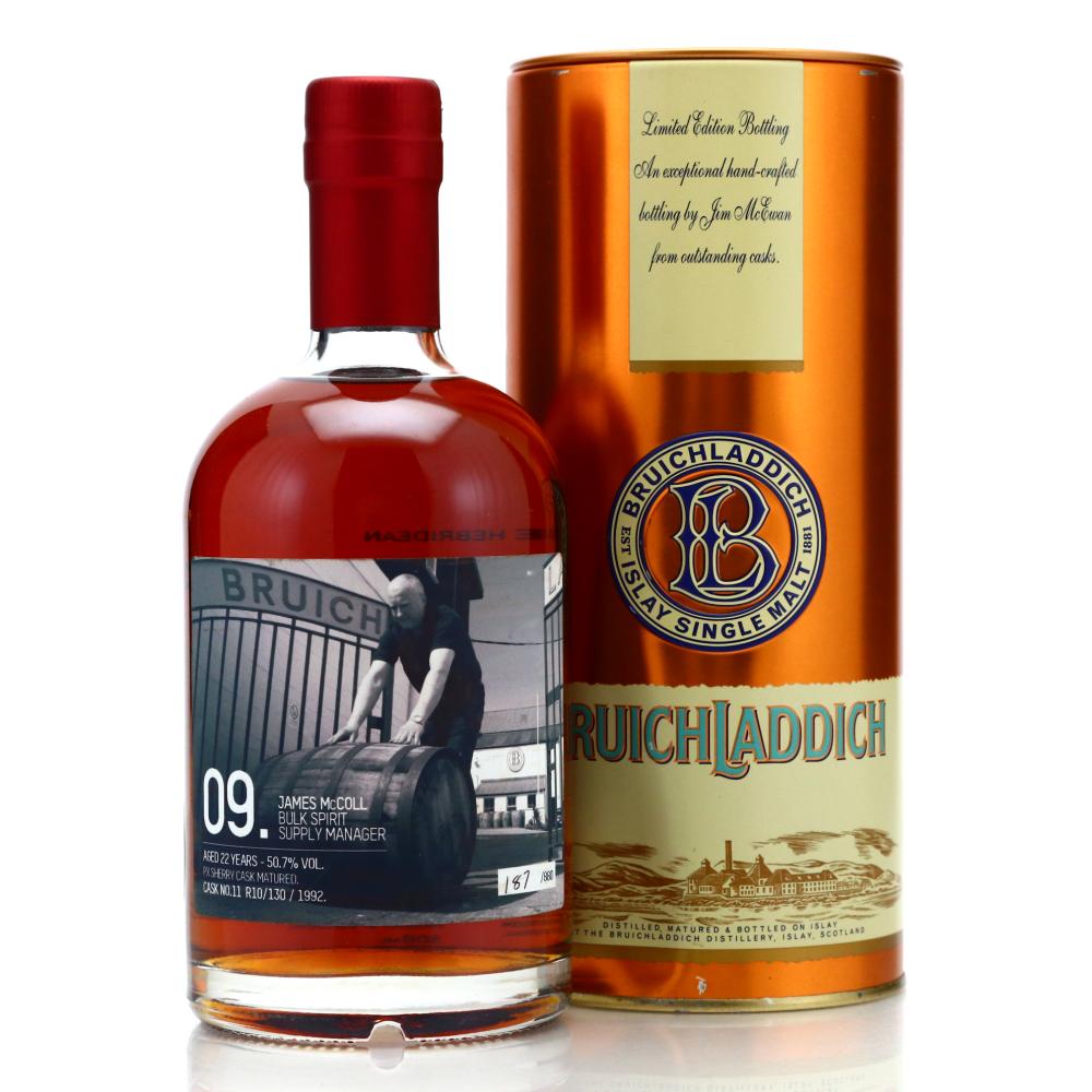 Bruichladdich 1992 James McColl Valinch 22 Year Old / PX Sherry