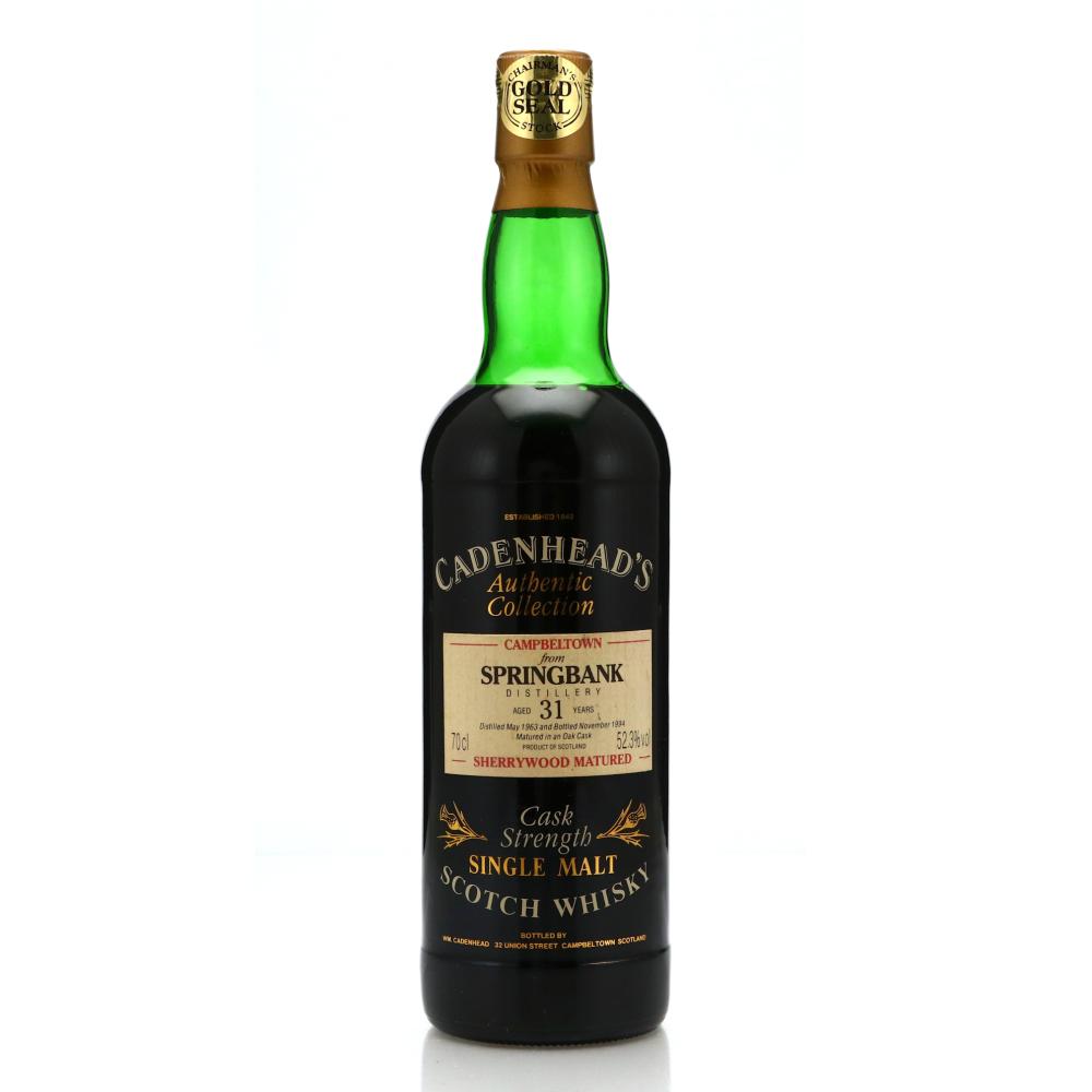 Springbank 1963 Cadenhead's 31 Year Old Sherry Wood