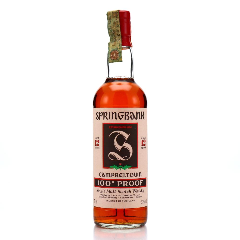 Springbank 12 Year Old Green Thistle 100 Proof 1990s