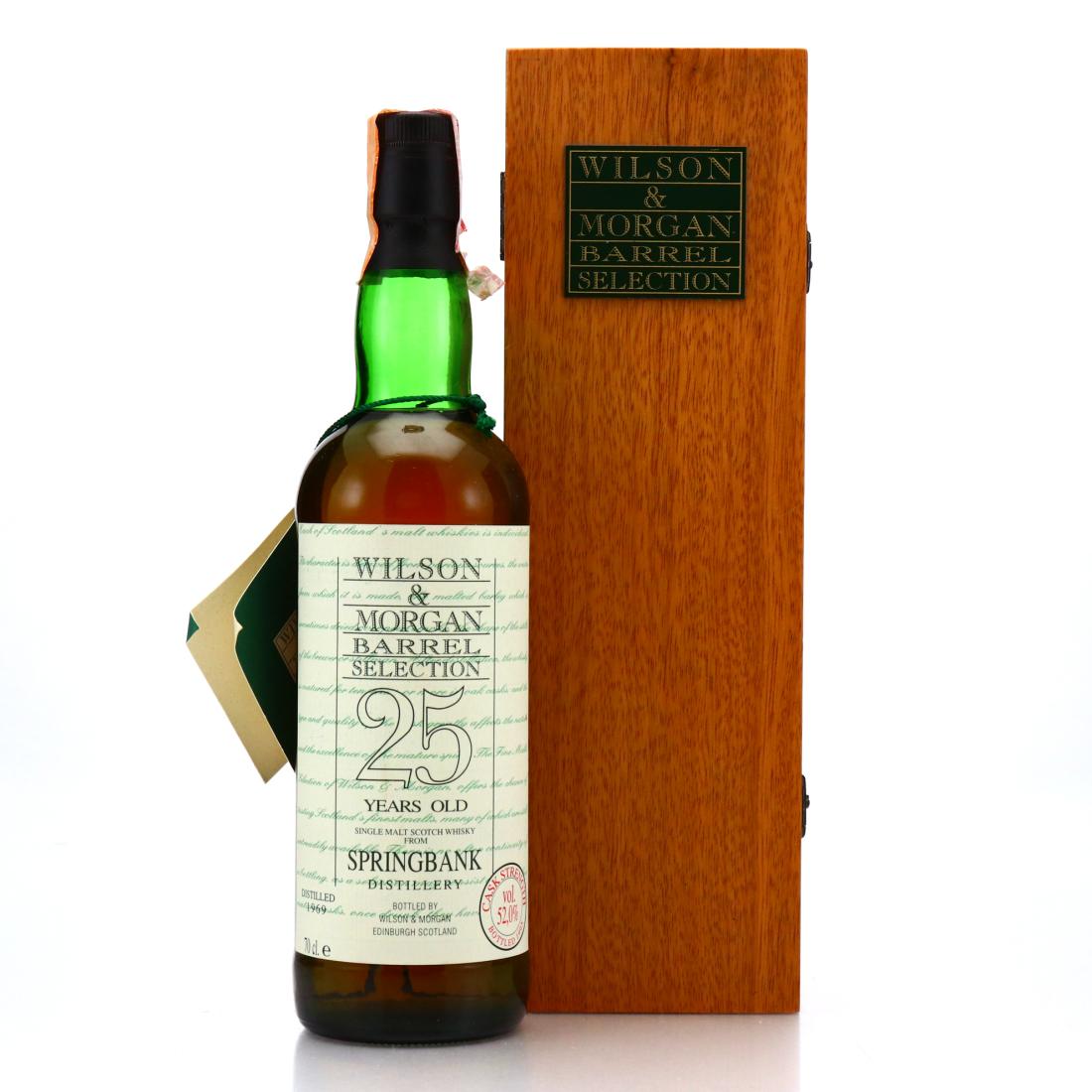 Springbank 1969 Wilson & Morgan Barrel Selection 25 Year Old Cask ...