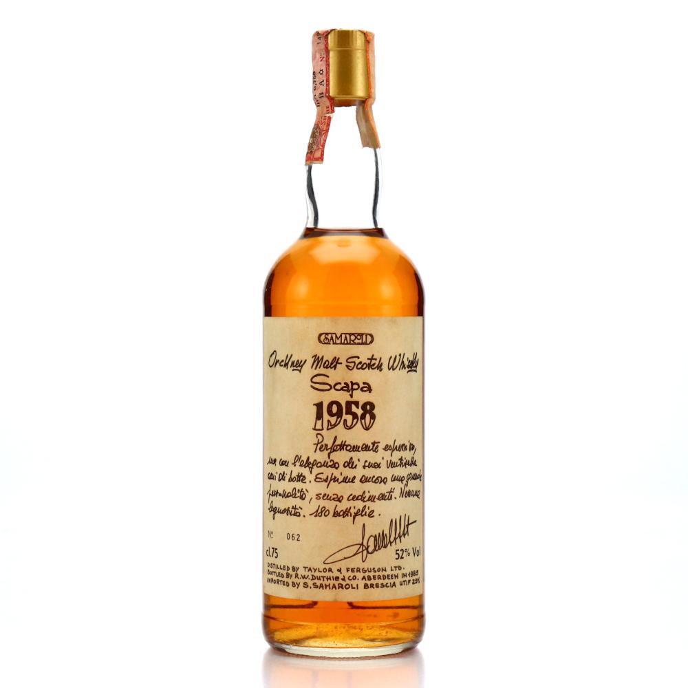 Scapa 1958 Samaroli 52% / Handwritten Labels